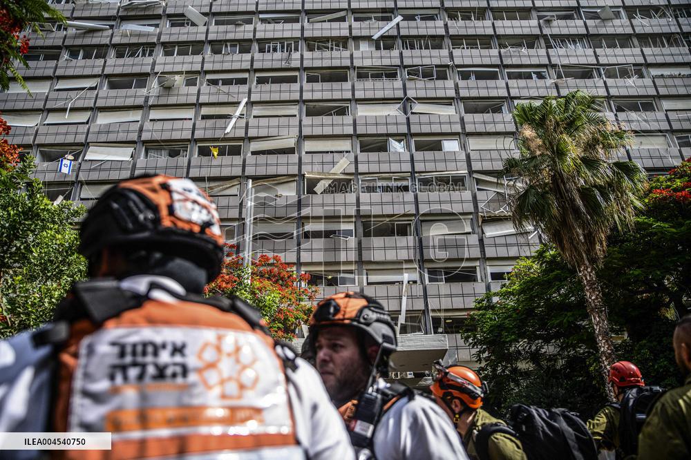 Iranian Missiles Hit Israel