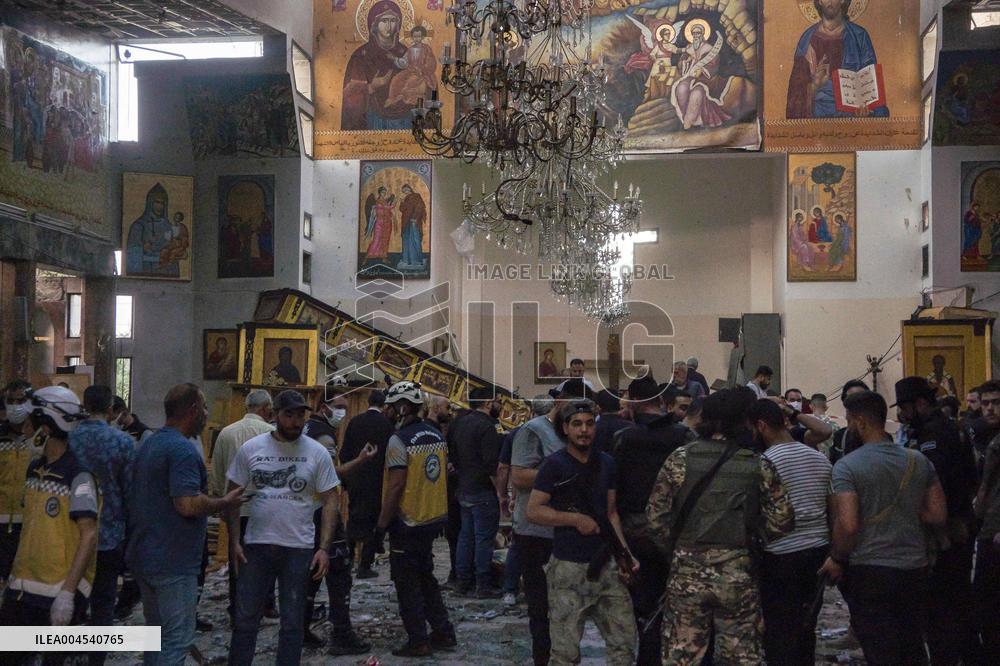 Damascus Church Suicide Attack - Syria