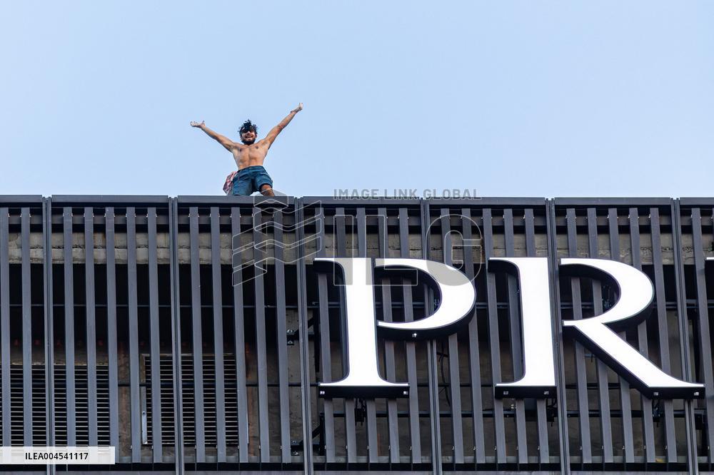 Titouan Leduc Climbed the Presidential Hotel Without Protection - Warsaw