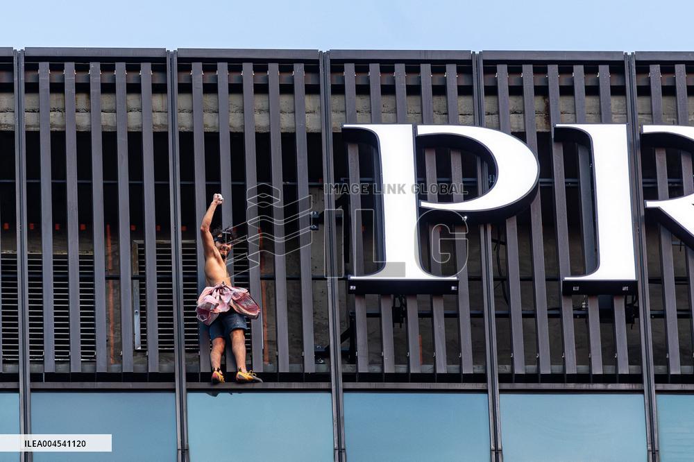 Titouan Leduc Climbed the Presidential Hotel Without Protection - Warsaw