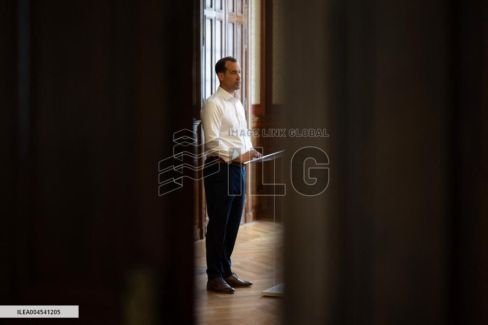 The New Mayor Of La Rochelle Thibaut Guiraud - France