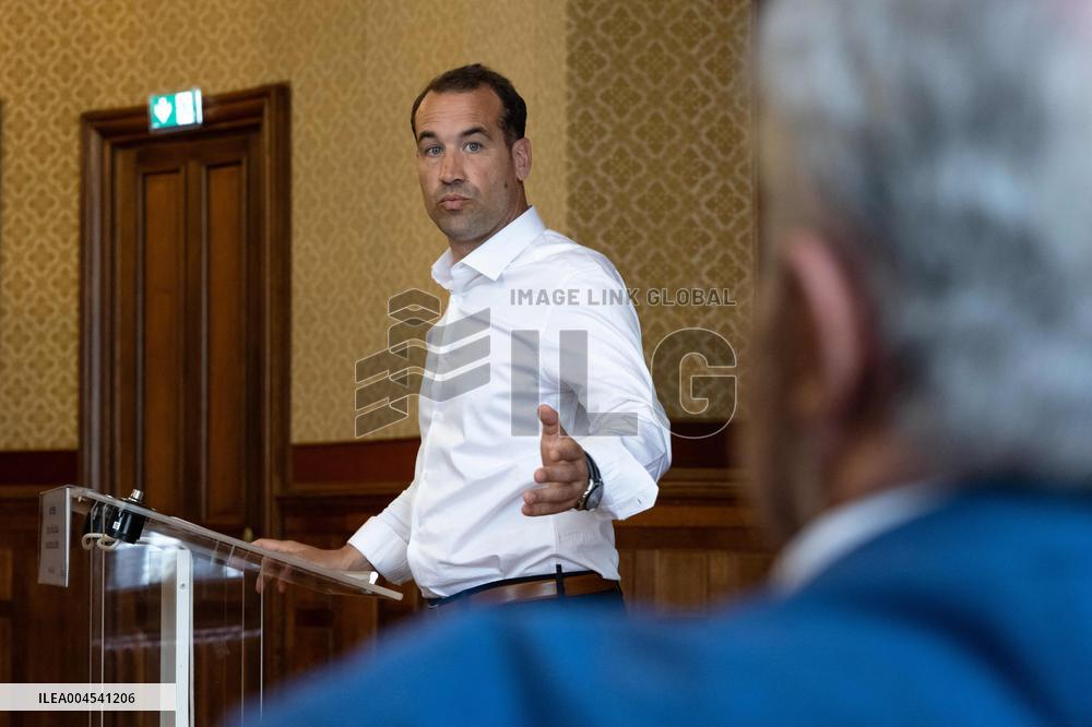 The New Mayor Of La Rochelle Thibaut Guiraud - France