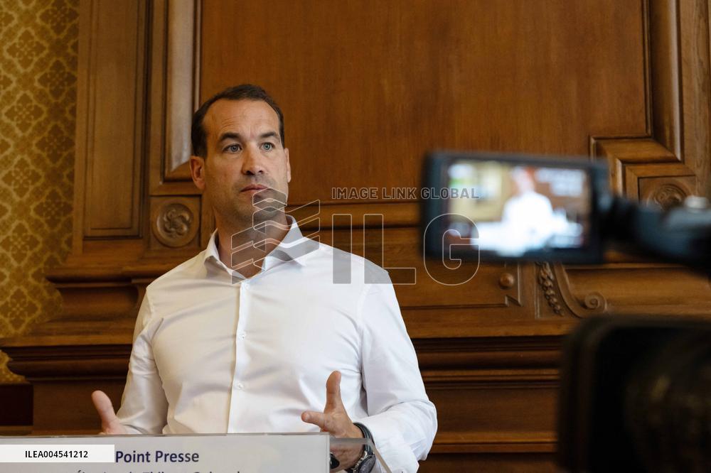 The New Mayor Of La Rochelle Thibaut Guiraud - France