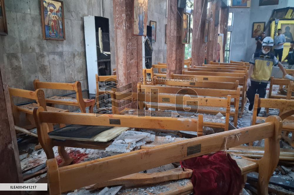 Suicide Attack on Saint Elias Church - Damascus