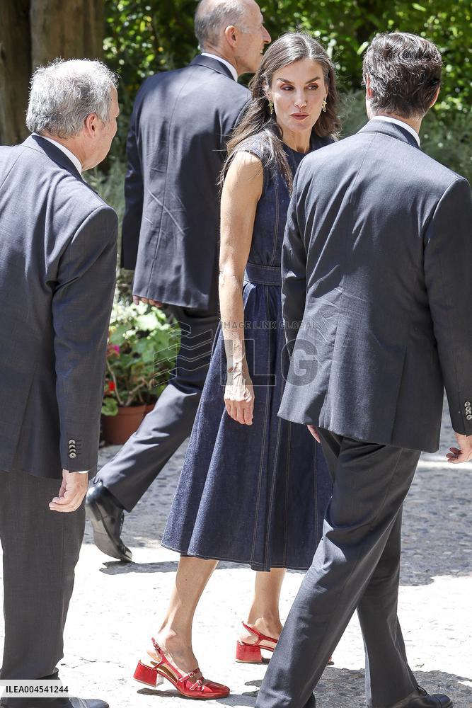 Royals At 1000 anniversary of Monasterio de Montserrat Foundation - Barcelona