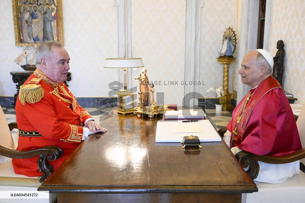 Pope Leo XIV Meets The Grand Master Of The Order of Malta - Vatican