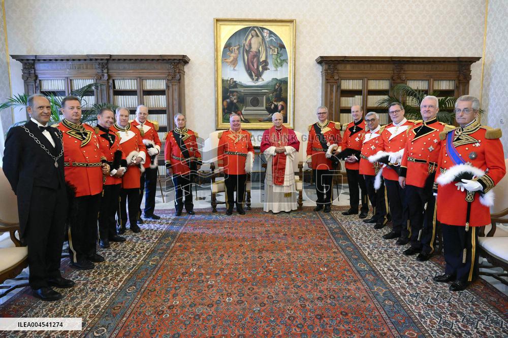 Pope Leo XIV Meets The Grand Master Of The Order of Malta - Vatican