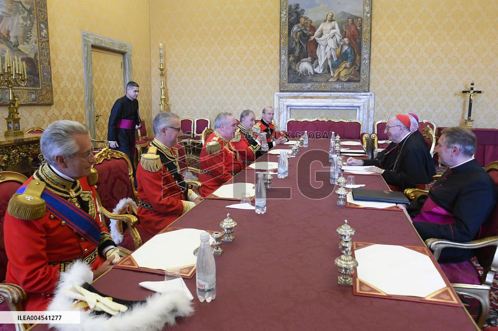 Pope Leo XIV Meets The Grand Master Of The Order of Malta - Vatican
