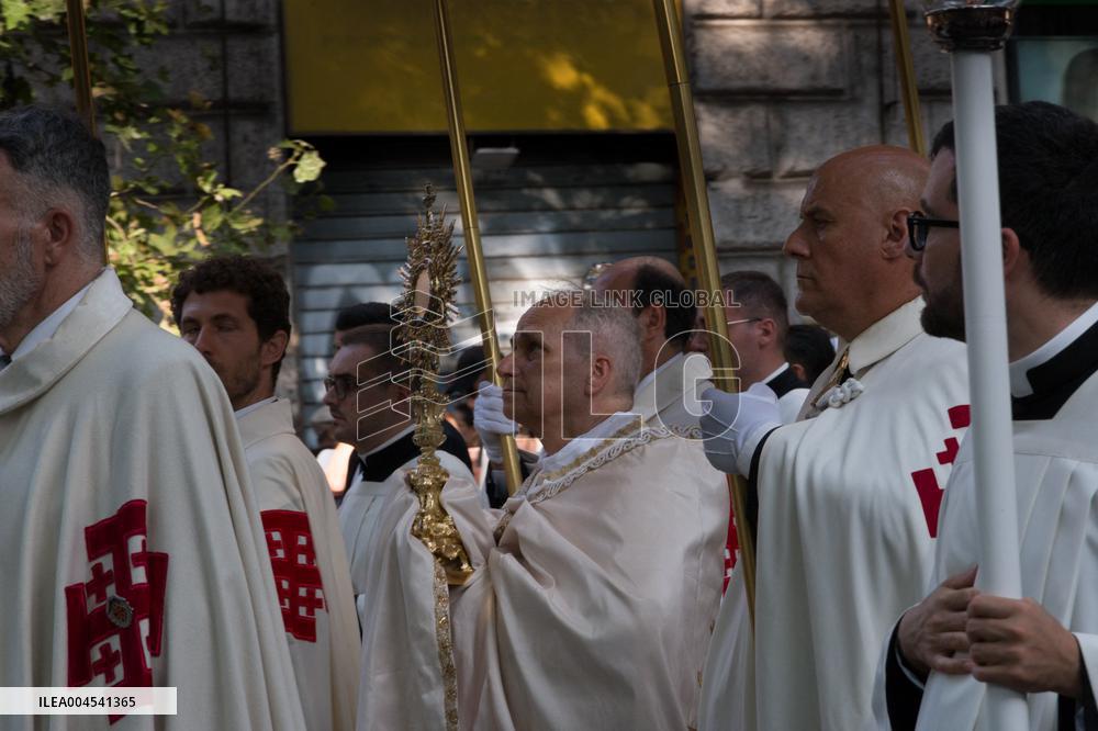 Leo XIV Leads A Procession To St. Mary Major Basilica - Italy