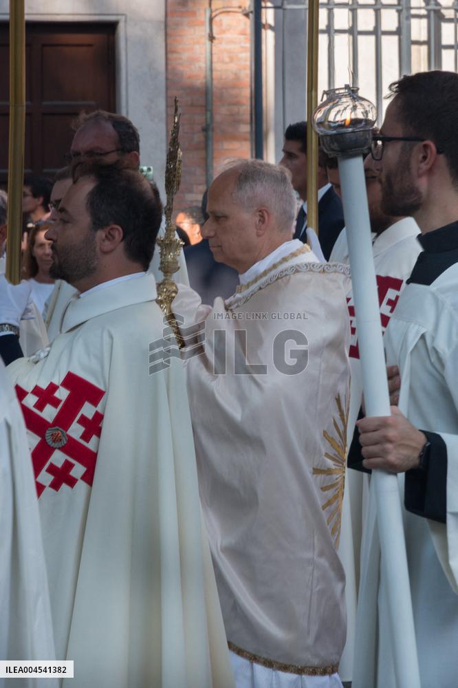 Leo XIV Leads A Procession To St. Mary Major Basilica - Italy