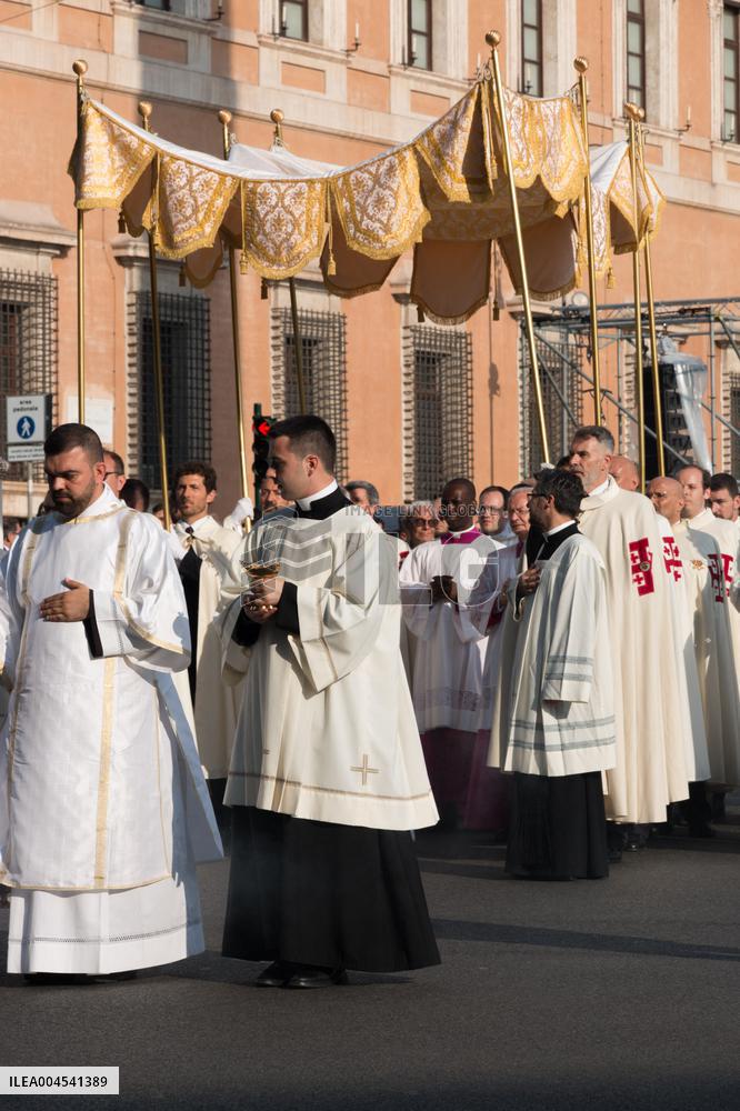 Leo XIV Leads A Procession To St. Mary Major Basilica - Italy