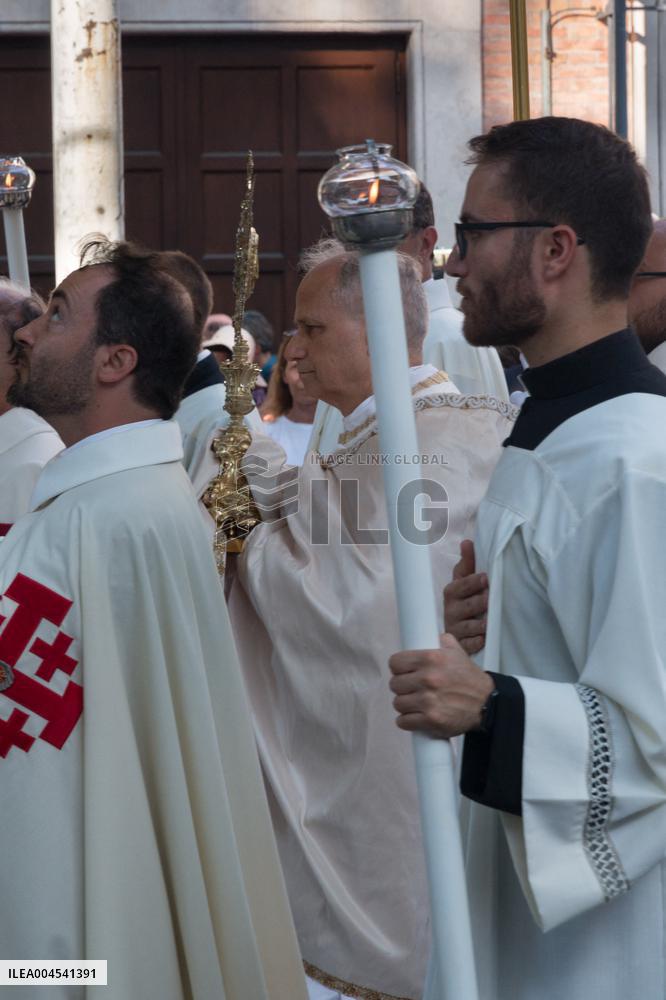 Leo XIV Leads A Procession To St. Mary Major Basilica - Italy