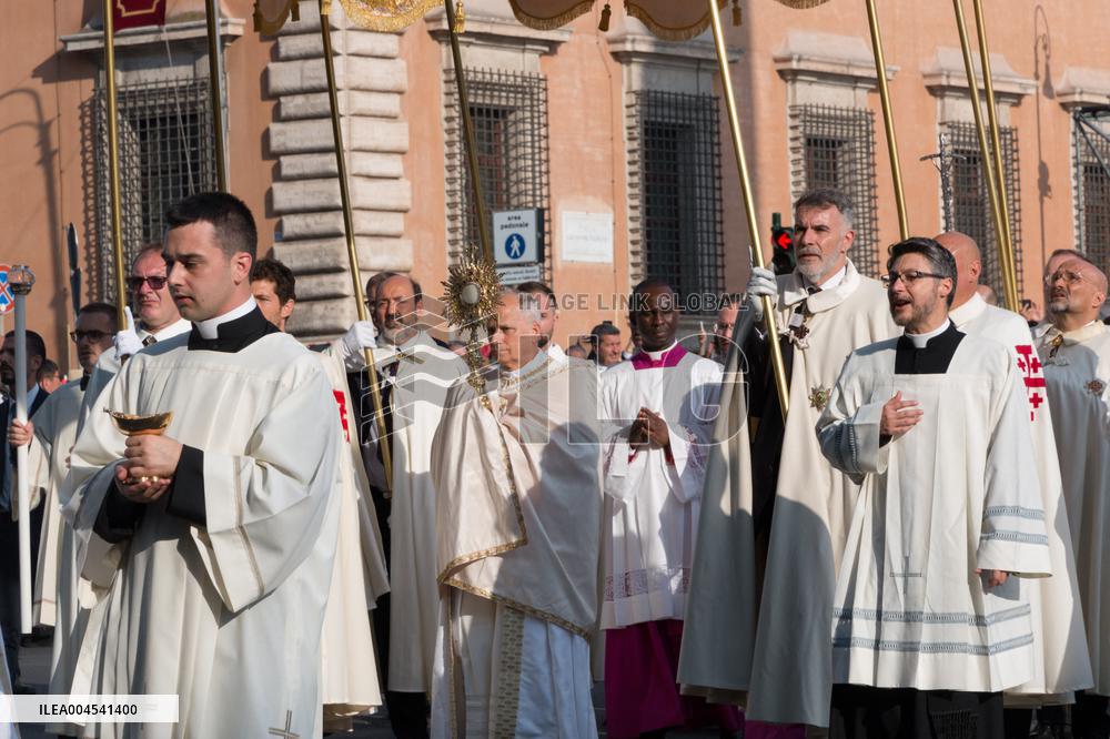 Leo XIV Leads A Procession To St. Mary Major Basilica - Italy