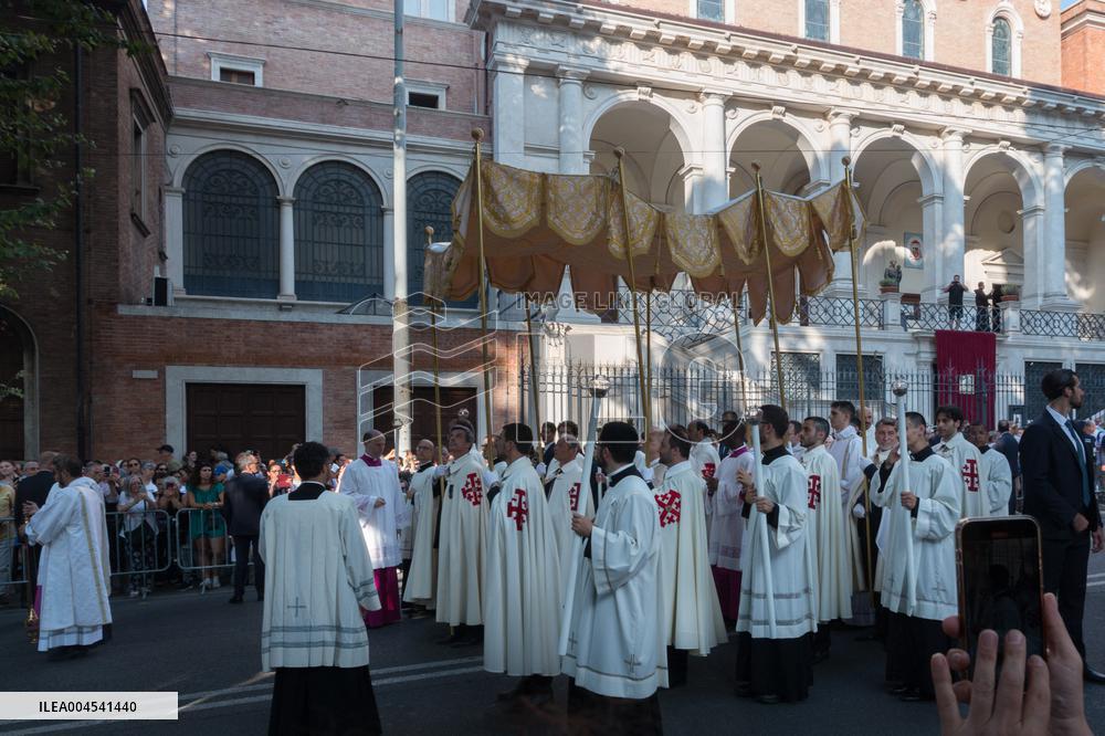 Leo XIV Leads A Procession To St. Mary Major Basilica - Italy