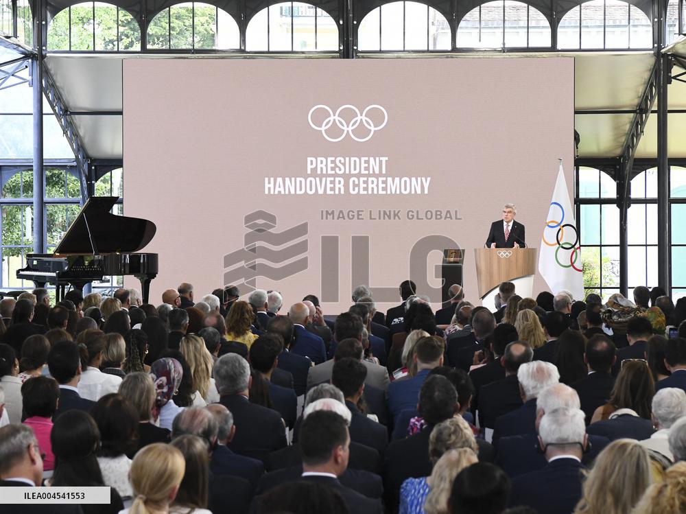 President Handover Ceremony at Olympic House - Lausanne