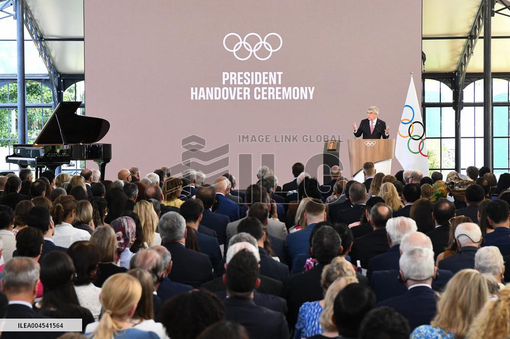 President Handover Ceremony at Olympic House - Lausanne