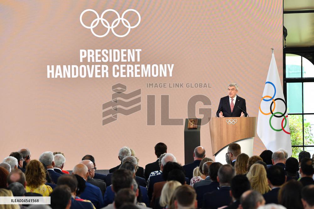 President Handover Ceremony at Olympic House - Lausanne