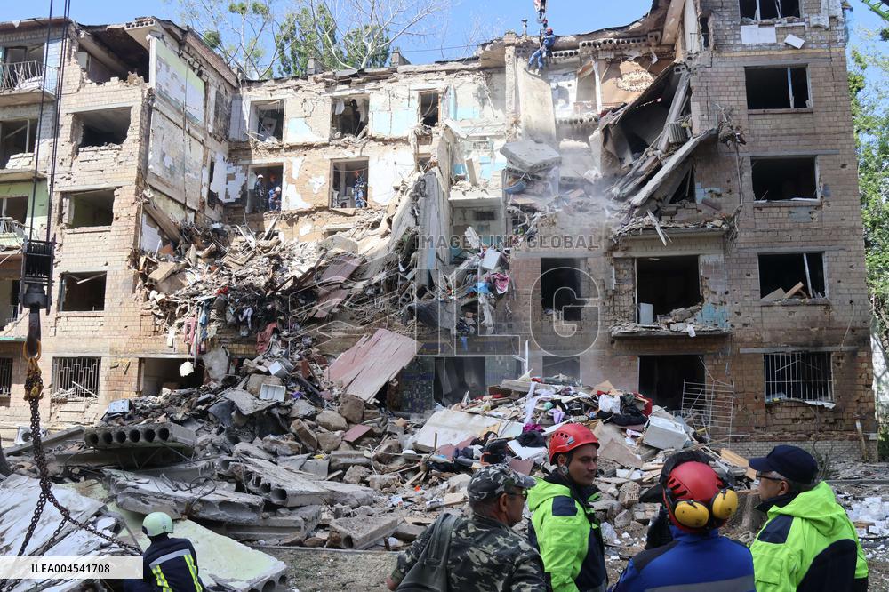 Russian Attack Aftermath - Kiev