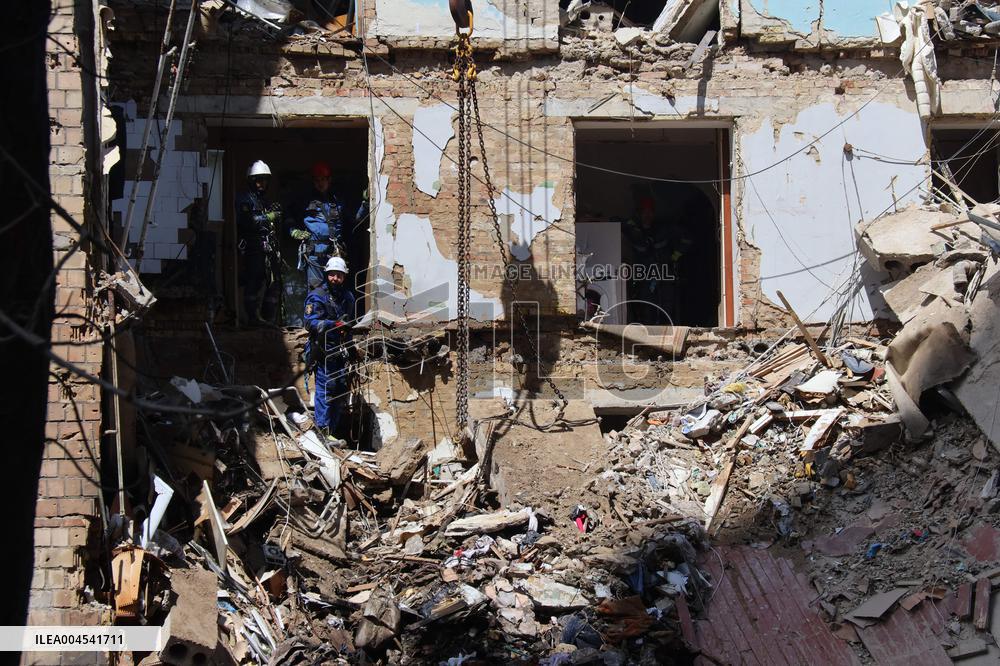 Russian Attack Aftermath - Kiev