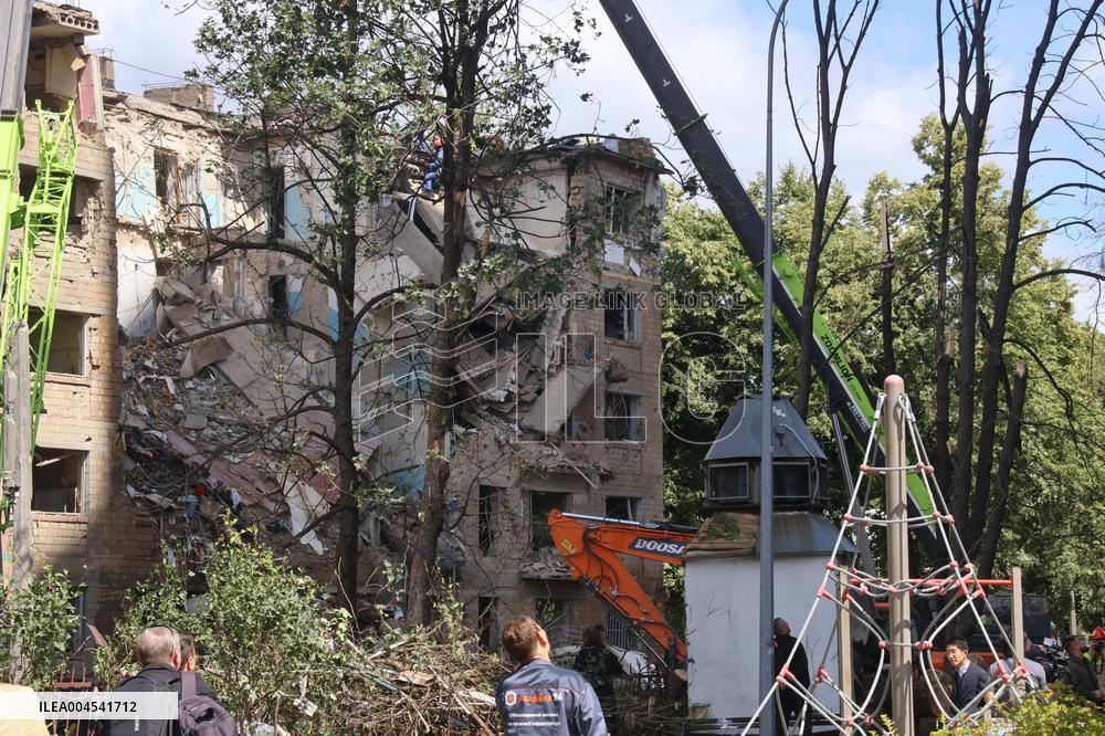 Russian Attack Aftermath - Kiev