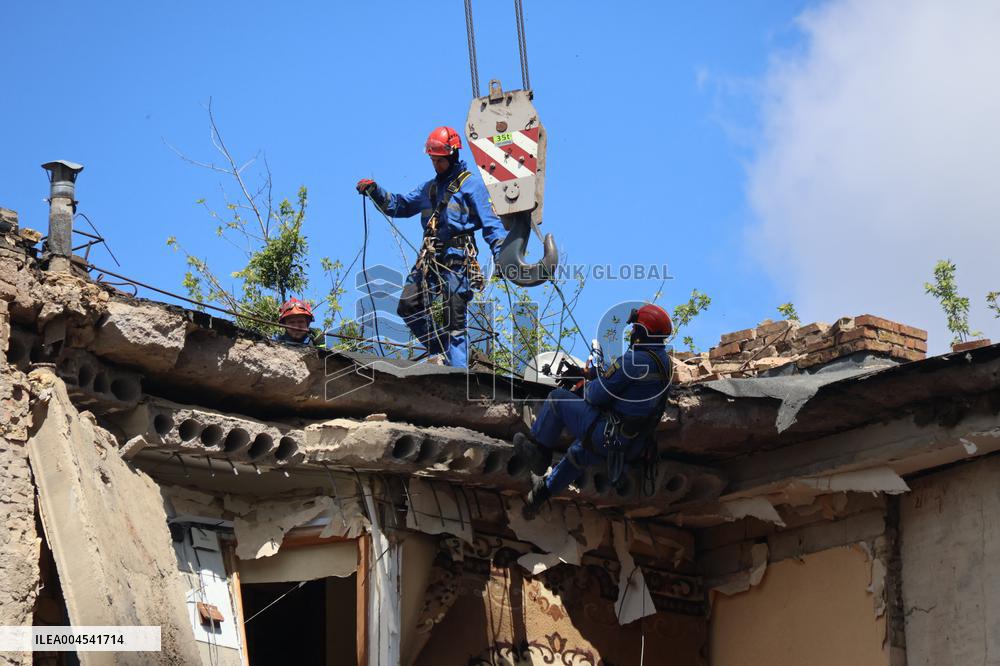 Russian Attack Aftermath - Kiev