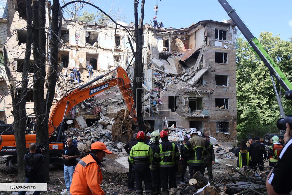 Russian Attack Aftermath - Kiev