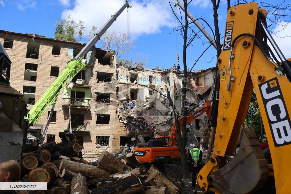 Russian Attack Aftermath - Kiev