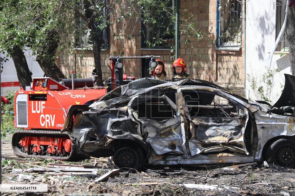 Russian Attack Aftermath - Kiev