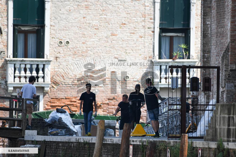 Preparations for Jeff Bezos' Wedding - Venice