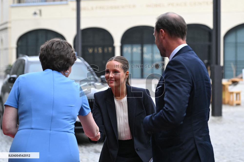President Macron at The National Museum - Oslo