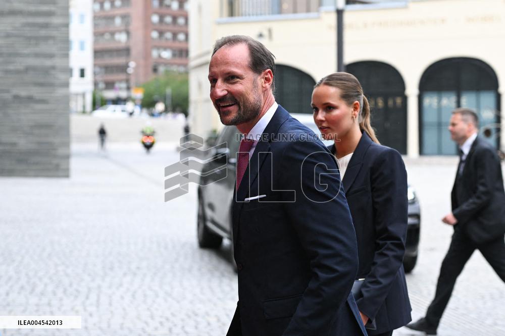 President Macron at The National Museum - Oslo
