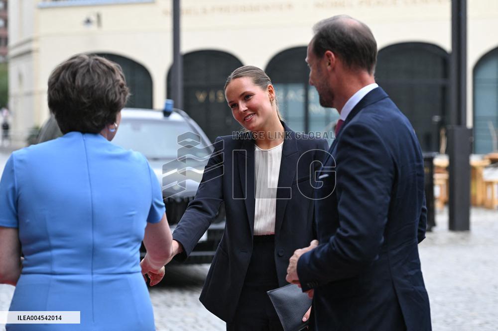 President Macron at The National Museum - Oslo