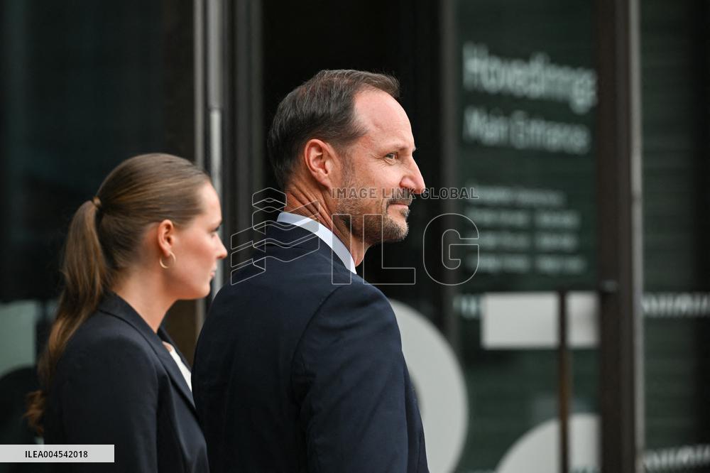 President Macron at The National Museum - Oslo