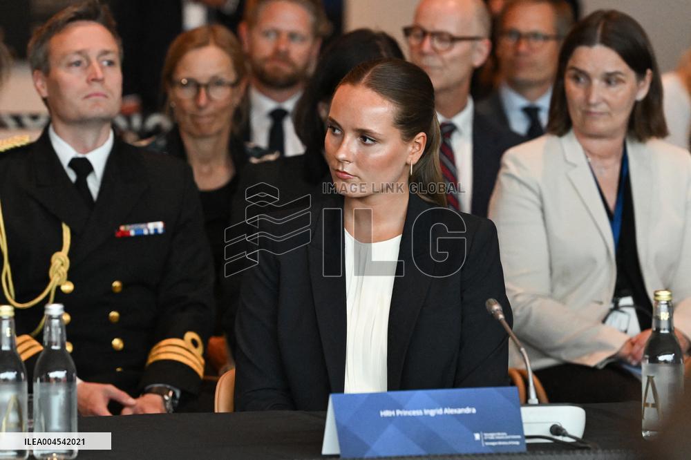 President Macron at The National Museum - Oslo