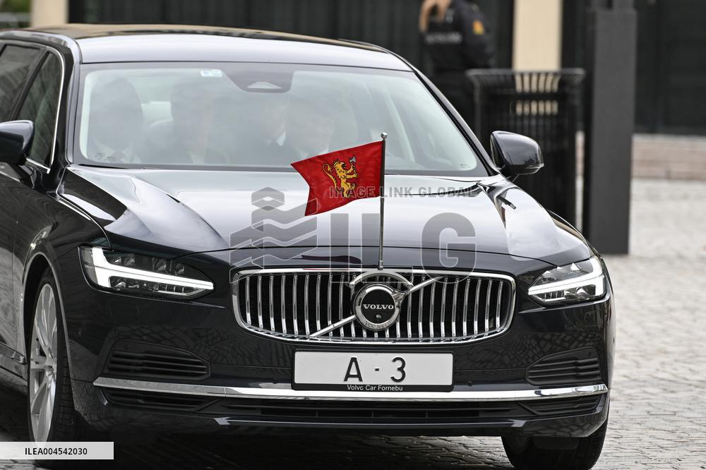 President Macron at The National Museum - Oslo