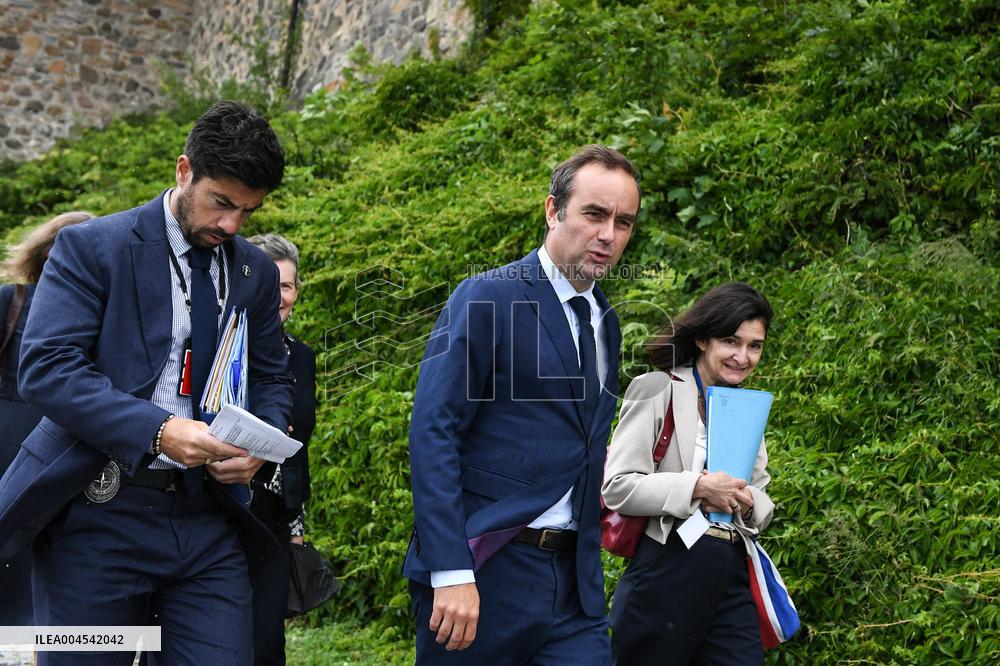 Emmanuel Macron visits Oslo FA