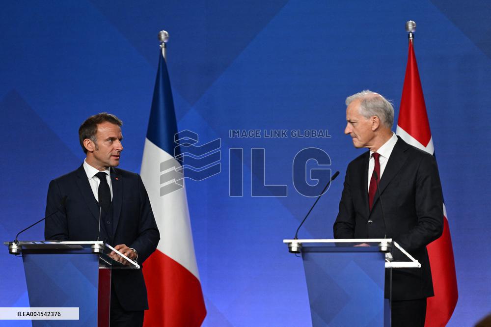 President Macron's Official Visit To Norway - Press Conference