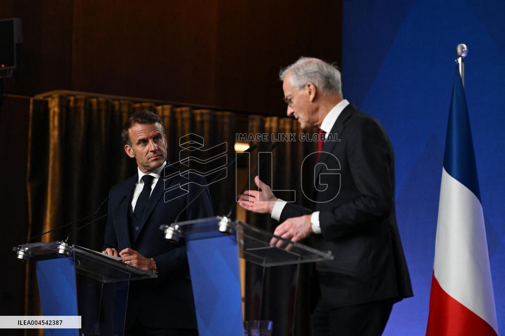 President Macron's Official Visit To Norway - Press Conference