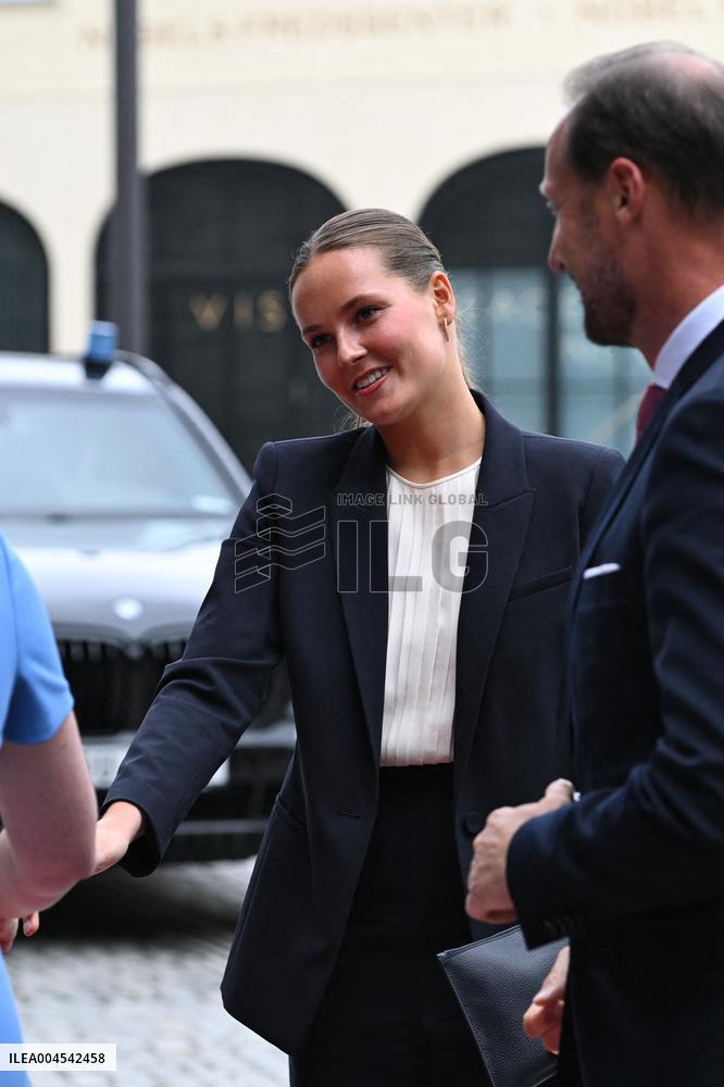 President Macron at The National Museum - Oslo