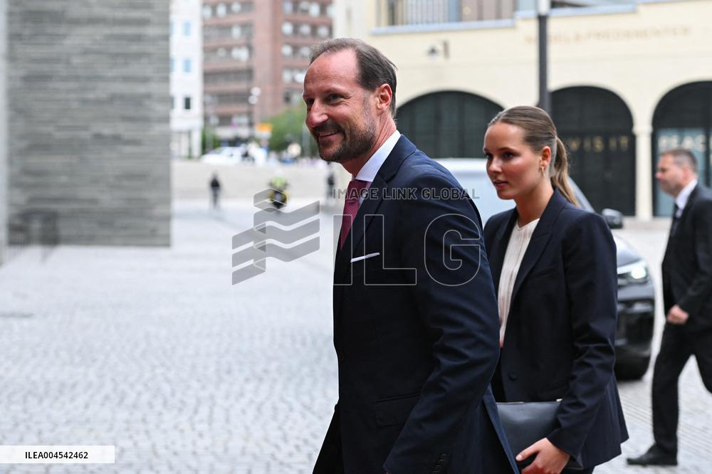 President Macron at The National Museum - Oslo