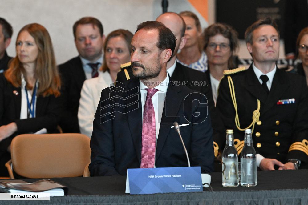 President Macron at The National Museum - Oslo