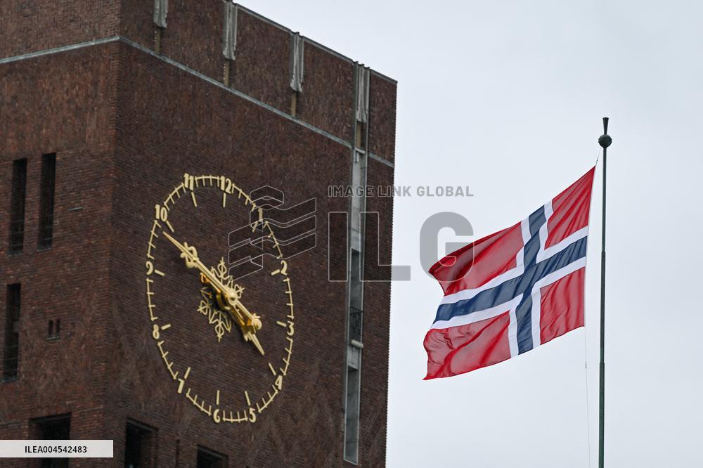 President Macron at The National Museum - Oslo