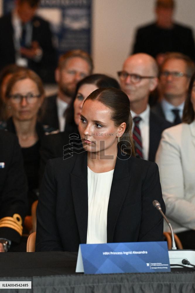 President Macron at The National Museum - Oslo