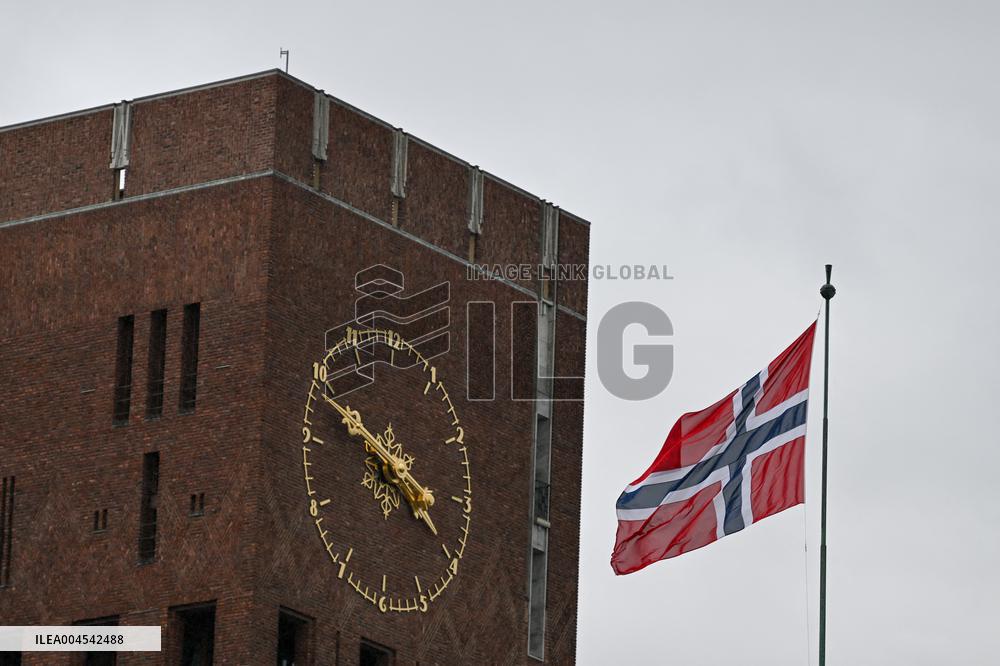 President Macron at The National Museum - Oslo