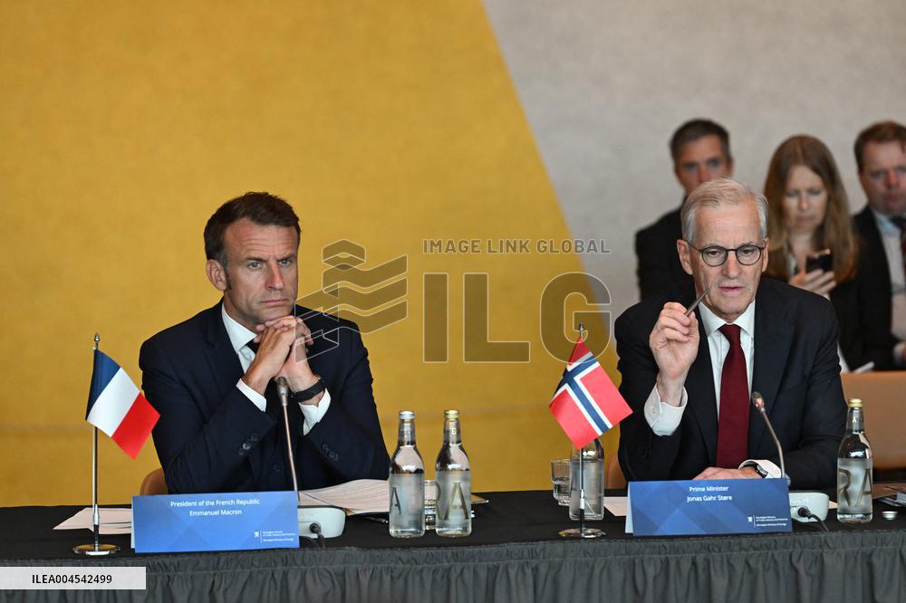 President Macron at The National Museum - Oslo