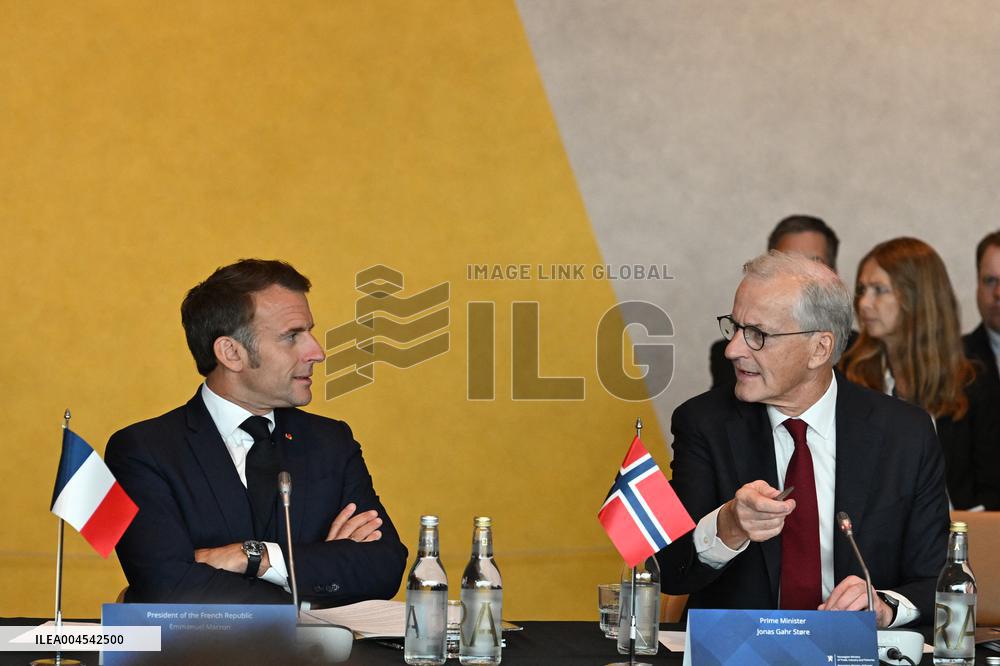 President Macron at The National Museum - Oslo