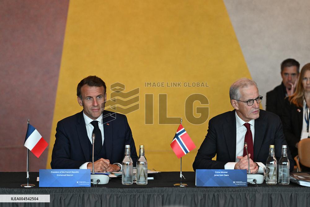 President Macron at The National Museum - Oslo