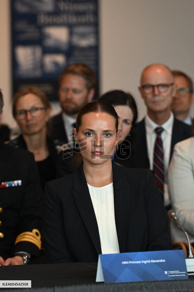 President Macron at The National Museum - Oslo