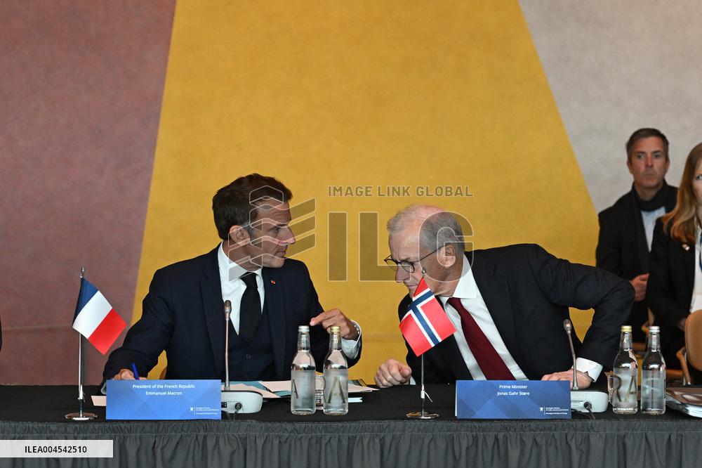 President Macron at The National Museum - Oslo