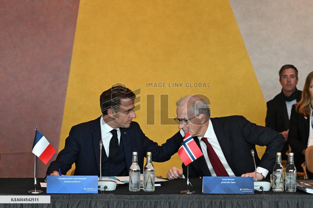 President Macron at The National Museum - Oslo